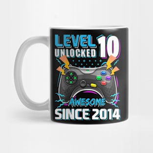 10th Birthday Gamer 10 Year Old Bday Boy Ten Son Mug